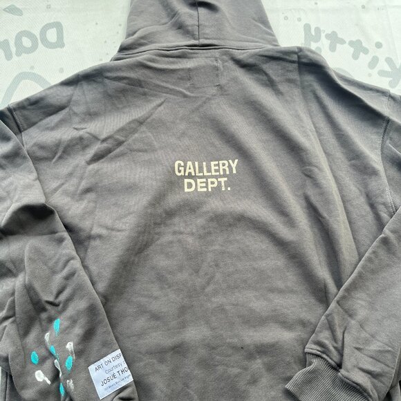 Gallery Dept Hand-Painted Ink Graffiti Hoodie - Picture 7 of 7